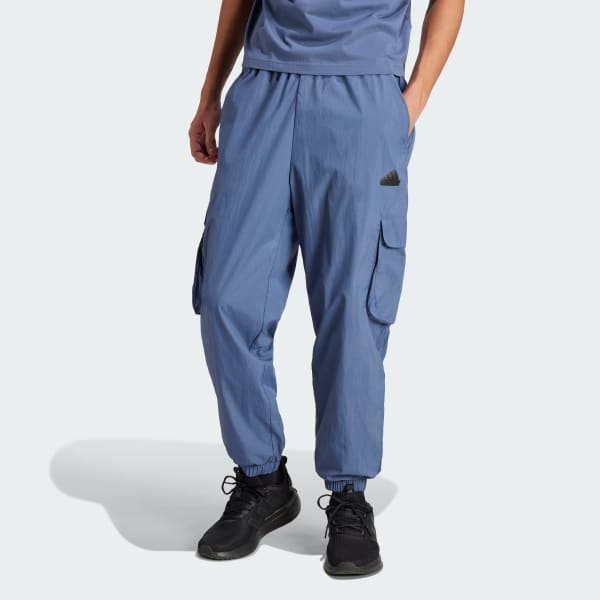 Azul Pantalón City Escape Cargo
