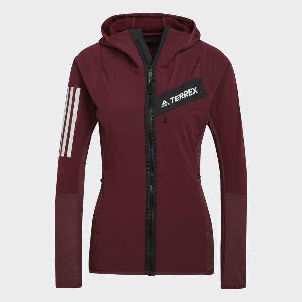 Purpurová Bunda Techrock Flooce Wind Hooded CC247