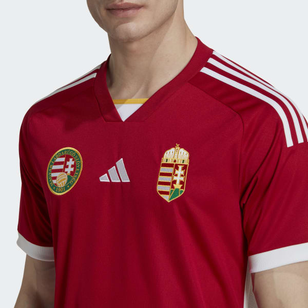 Red Hungary 22 Home Jersey