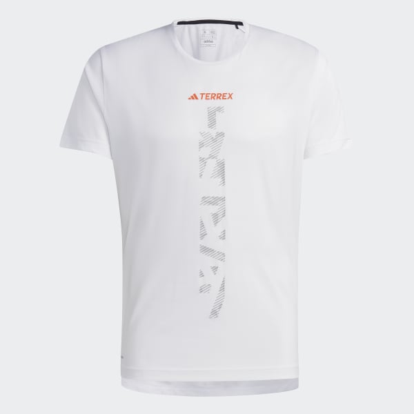 Blanco Camiseta Terrex Agravic Trail Running