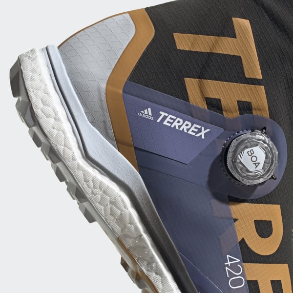 Black Terrex Agravic Tech Pro Trail Running Shoes JQ005