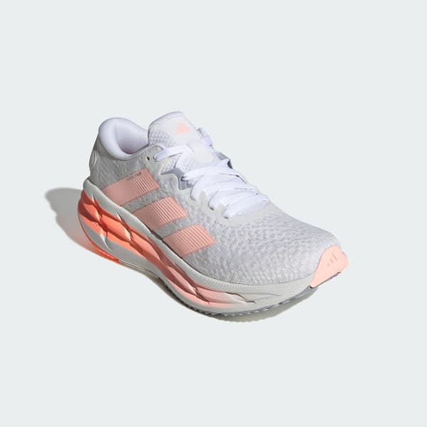 White ADISTAR 4 RUNNING SHOES