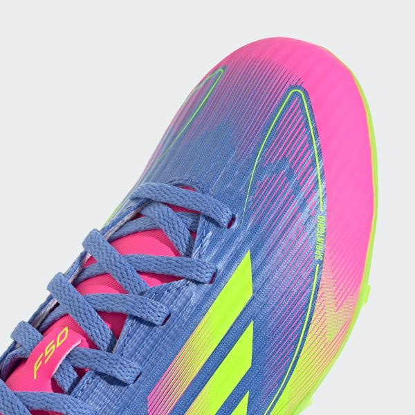 最愛 League F50 Firm/Multi-Ground Blue - Kids Cleats Soccer トップス