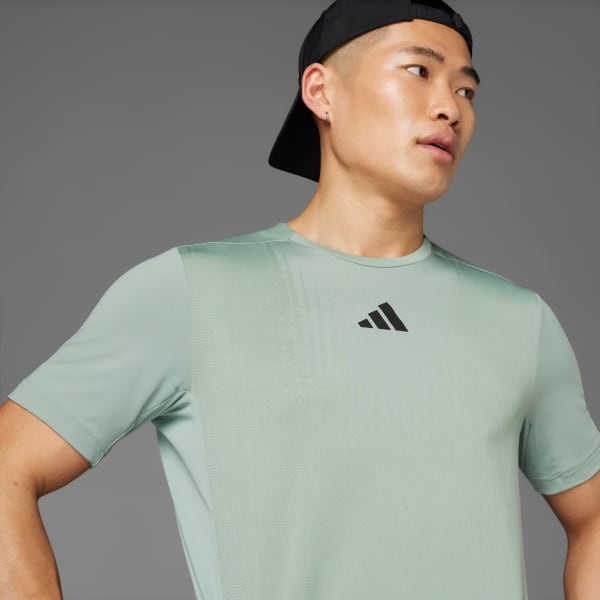 adidas Airchill Tee - Green | Free Shipping with adiClub