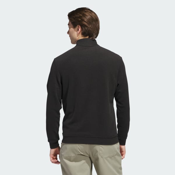 Negro Sudadera Ultimate365 Terry Cloth Quarter-Zip