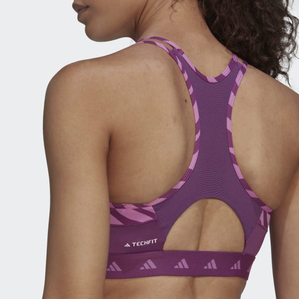 Lilla Hyperglam Techfit Medium-Support Zebra bh DKE66