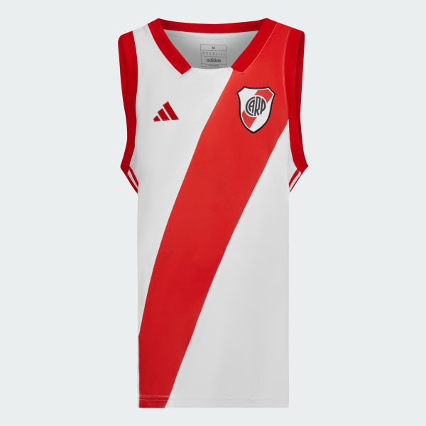 Blanco Camiseta de Básquet Titular de River Plate 23/24
