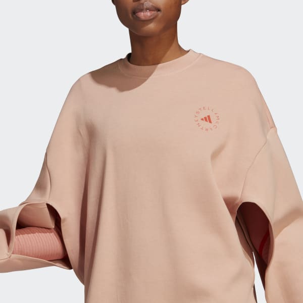 Brązowy adidas by Stella McCartney TruePurpose Split-Sleeve Sweatshirt