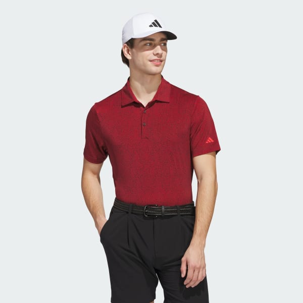Burgundy Ultimate365 Mini Bunker Polo Shirt