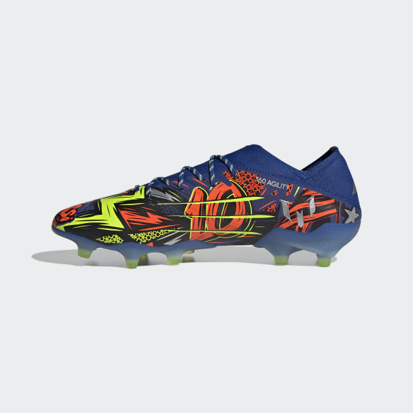 messi boots blue