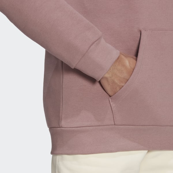 fialová Adicolor Essentials Trefoil Hoodie JKZ47