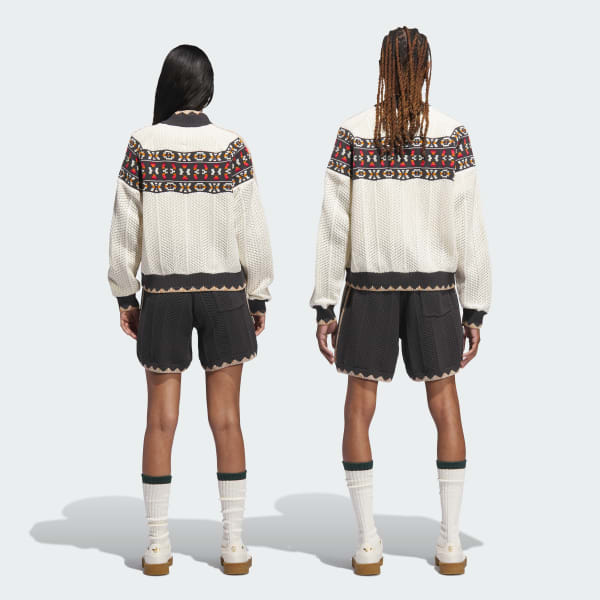 White Clot Crochet SST Track Top by Edison Chen (Gender Neutral)