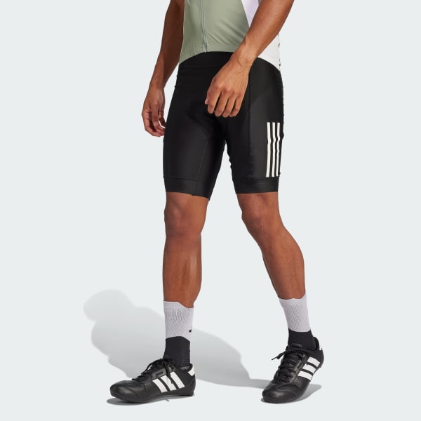 Noir Short de cyclisme matelassé 3 bandes Essentials