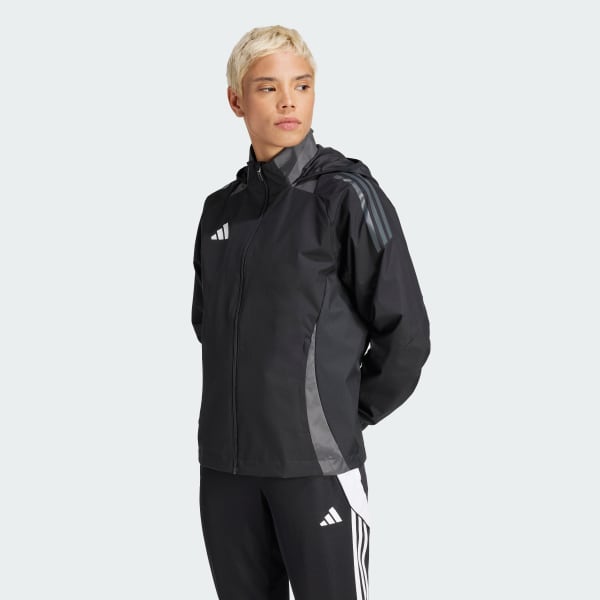Adidas Tiro 24 Competition All Weather Jacket Black Xs Womens Soccer Jackets