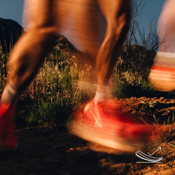 Oransje Terrex Agravic Speed Ultra Trail Running Sko