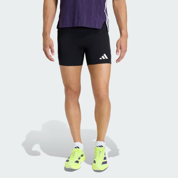 Μαύρο Κολάν Adizero Running Short Pocket