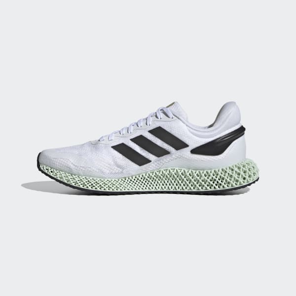 Bialy adidas 4D Run 1.0 Shoes HJ424