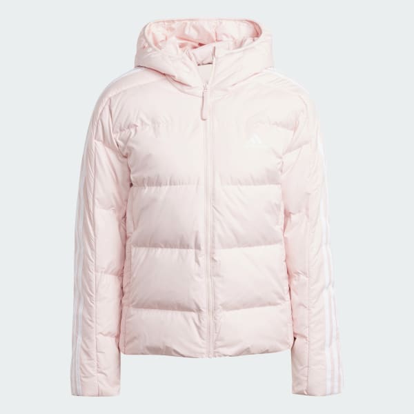 Rosa Essentials 3-Stripes Mid Down Hooded Jacka