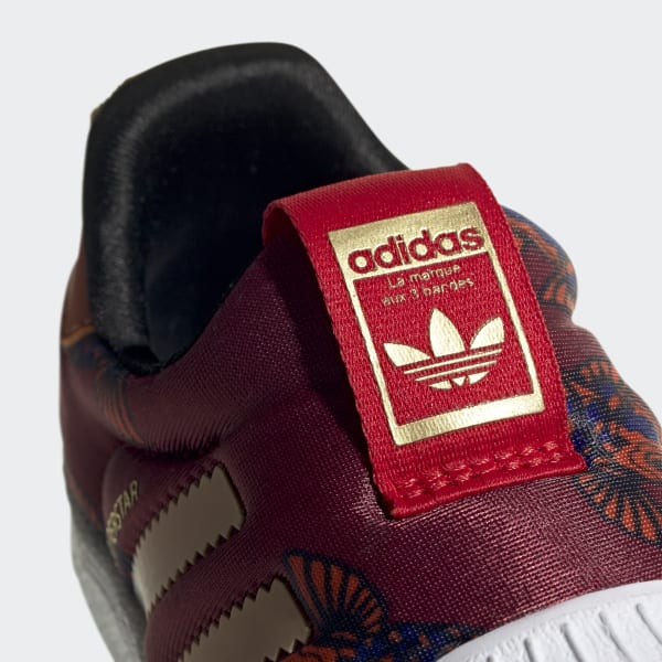 burgundy superstar adidas