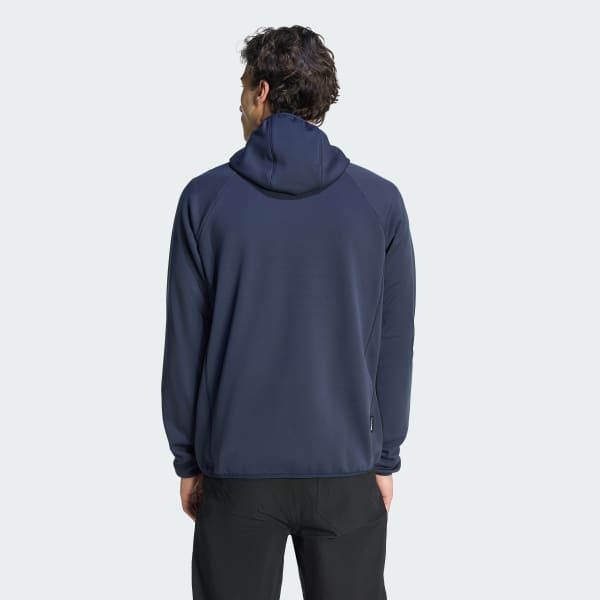 Azul Chaqueta con capucha híbrida aislada, con tecnología Terrex Multi CLIMAWARM