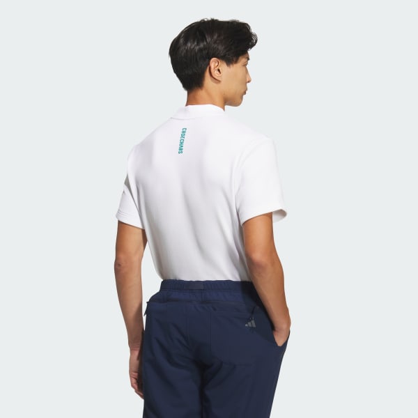 ホワイト 【ゴルフ】コードカオス モックネック半袖シャツ