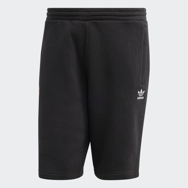 Svart Real Madrid Essentials Trefoil Shorts