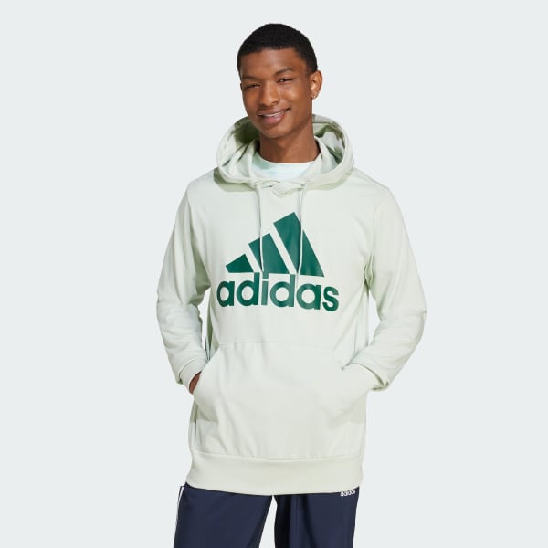 Verde Sudadera con Gorro Essentials Logo