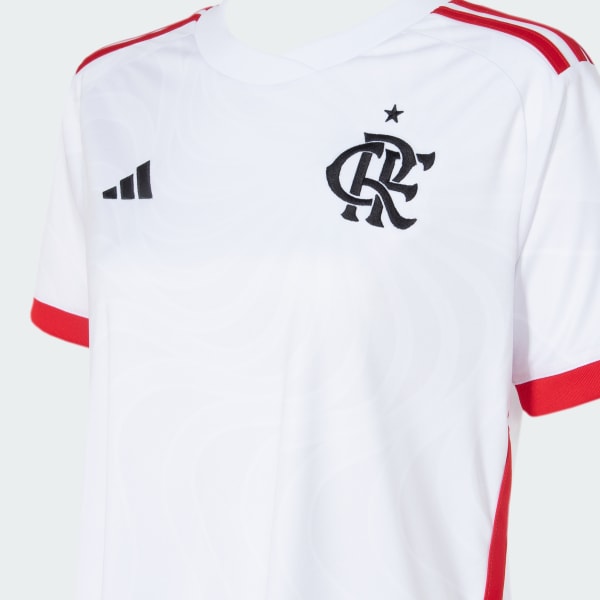 Branco Camisa 2 CR Flamengo 24 Feminina