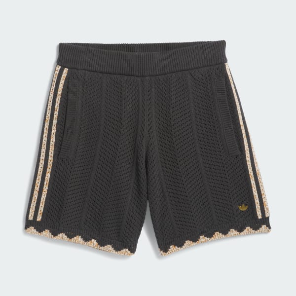 Grey Clot Crochet Shorts by Edison Chen (Gender Neutral)