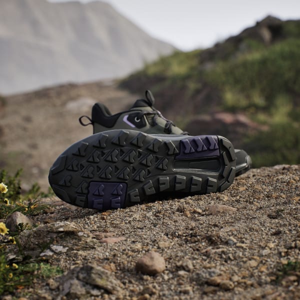 Green Terrex Anylander Mid Rain.Rdy Hiking Shoes