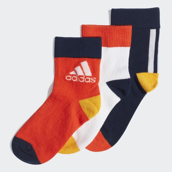 adidas Ankle Socks 3 Pairs Blue adidas UK