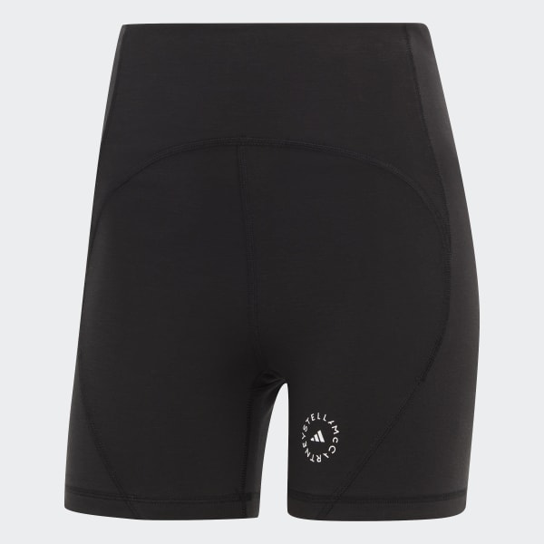 Schwarz adidas by Stella McCartney TrueStrength Yoga kurze Leggings