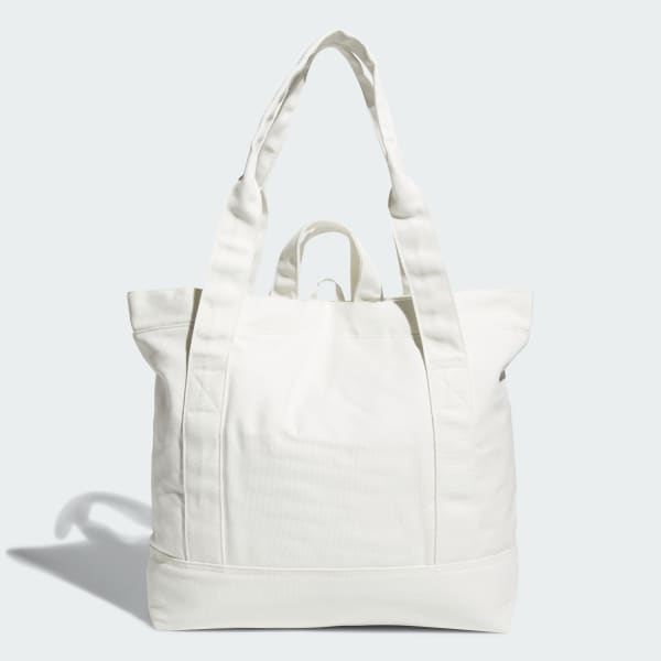 adidas Canvas Court Tote Bag - White | Free Shipping with