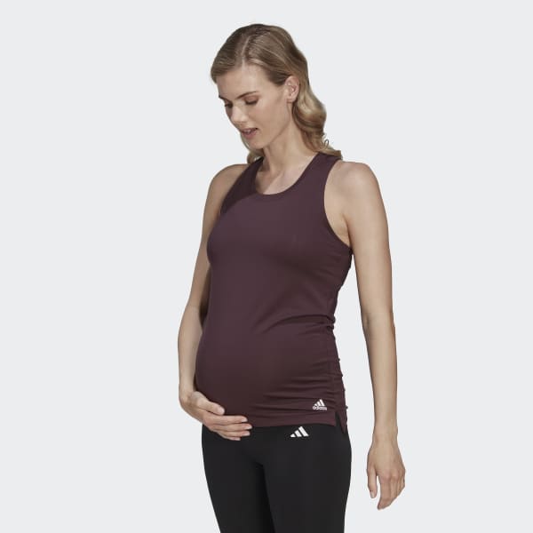 adidas AEROREADY Designed 2 Sport Top (Maternity) - Red | Women's Training | adidas US