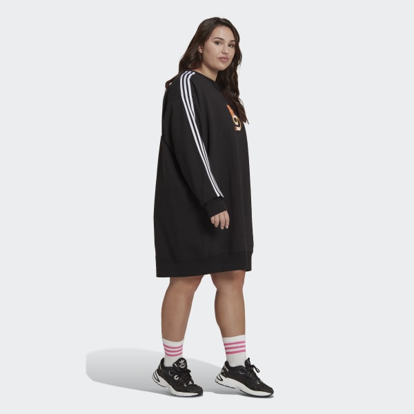 cerná Šaty Crew (Plus Size) ETW65