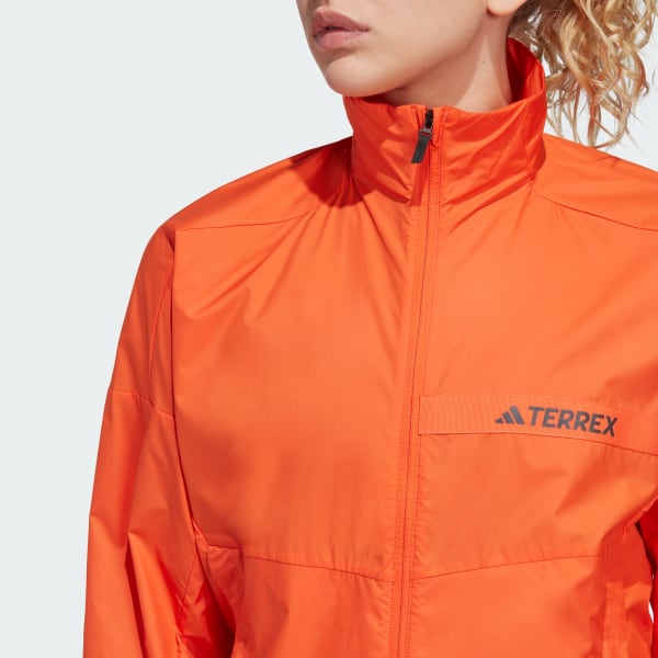 adidas TERREX Multi Wind Jacket | Women\'s Orange Hiking US - | adidas