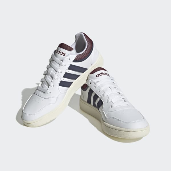 Adidas Hoops 3.0 Men's Lifestyle Shoes - White/White