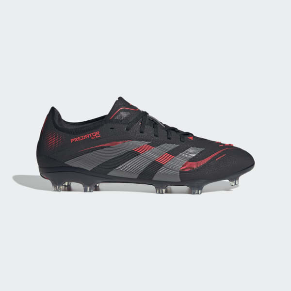 adidas Predator Pro Firm Ground Cleats - Black | Free Shipping