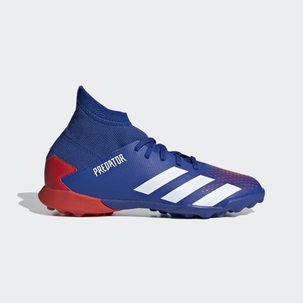 red white and blue turf shoes