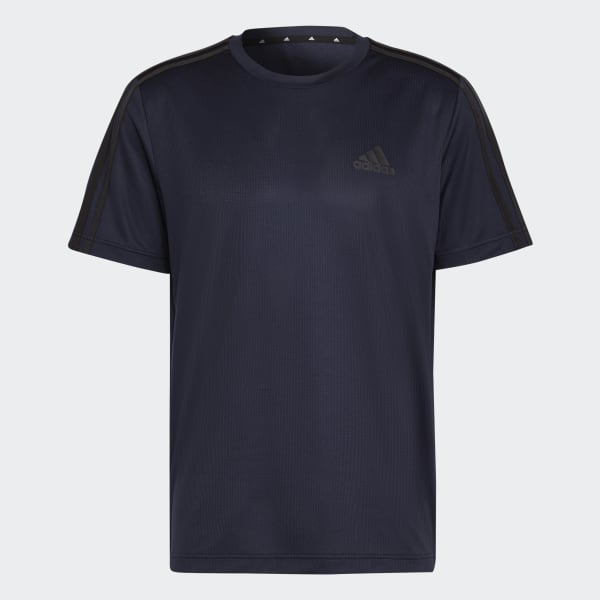 Azul Camiseta AEROREADY Designed To Move Sport 3 Rayas