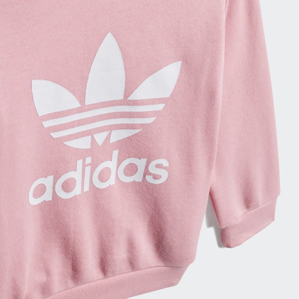 adidas Crew Sweatshirt Set Pink adidas Australia