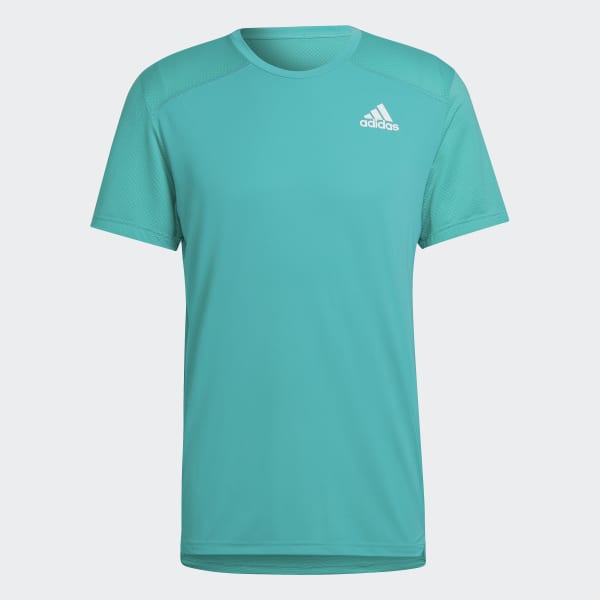 Turquoise Own the Run Cooler Tee TE209
