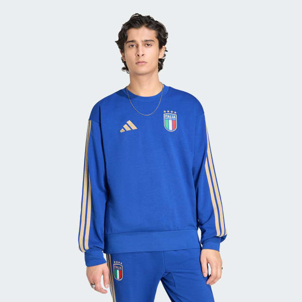 Bleu Sweat-shirt ras-du-cou Italie DNA