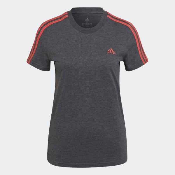 Grigio T-shirt LOUNGEWEAR Essentials Slim 3-Stripes 28870