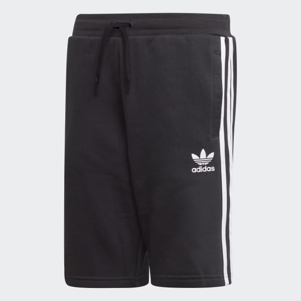 adidas Kids' Fleece Shorts in Black and 