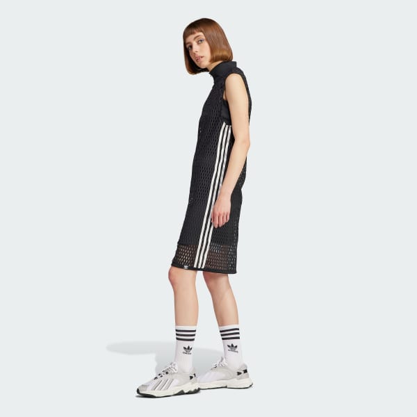 Black Versatile Rib Dress