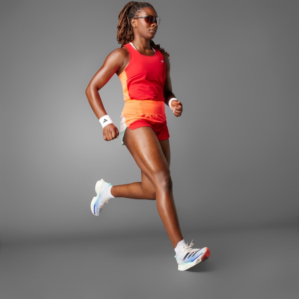 adidas New York City Running Split Shorts Orange adidas Thailand