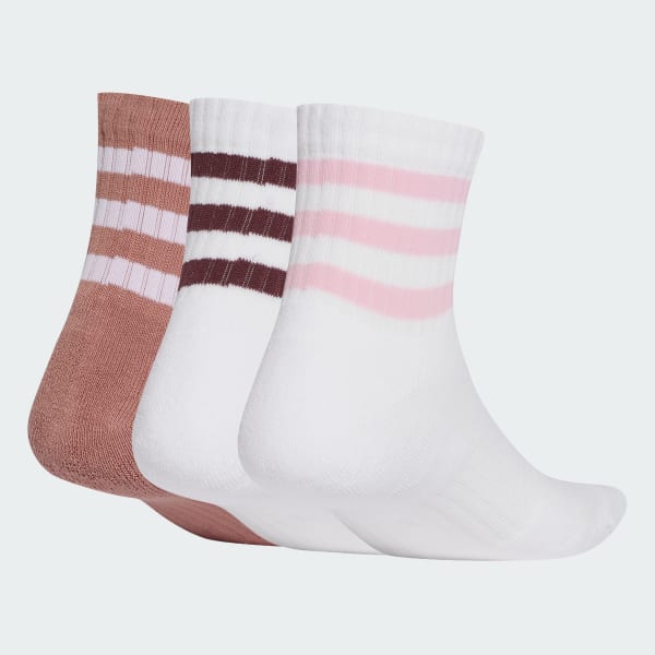 wit 3-Stripes Cushioned Sportswear Korte Sokken 3 Paar