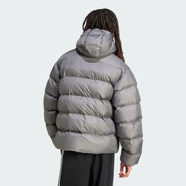 Grijs Tonal Puffer Capuchonjack