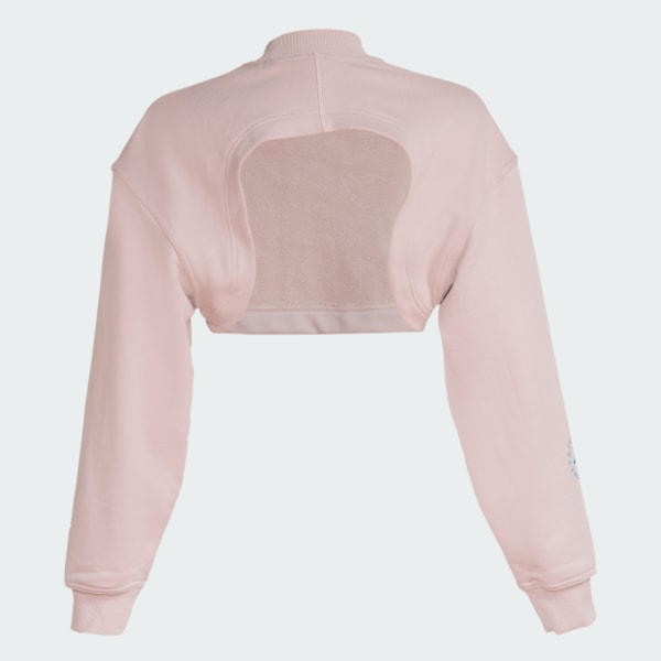 Rosa Sudadera Corta TrueCasuals adidas by Stella McCartney